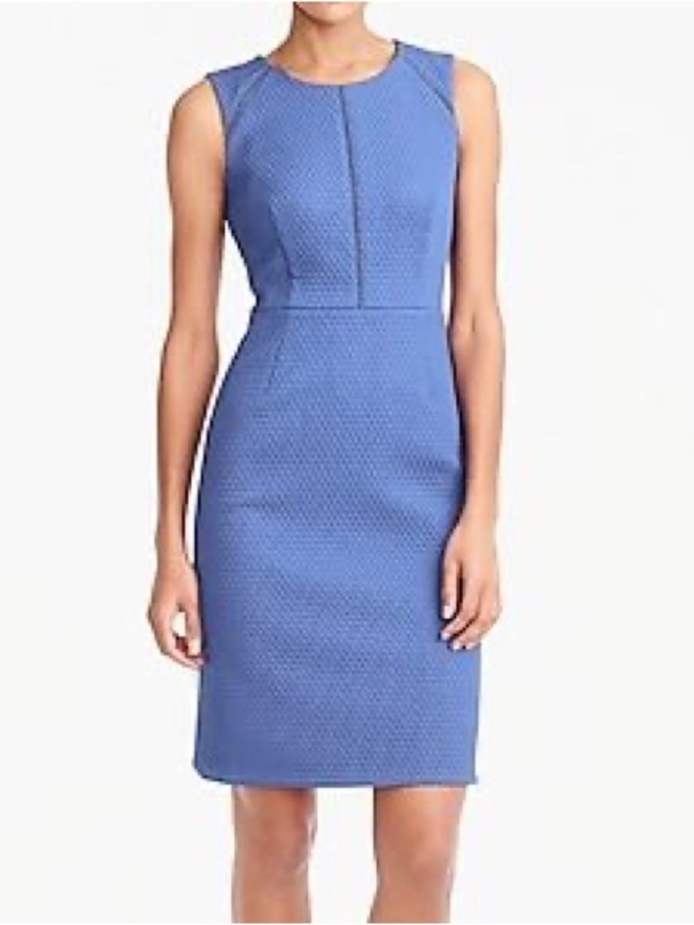 J. Crew Textured Cobalt Blue Sleeveless Sheath Dress (see photos for color)